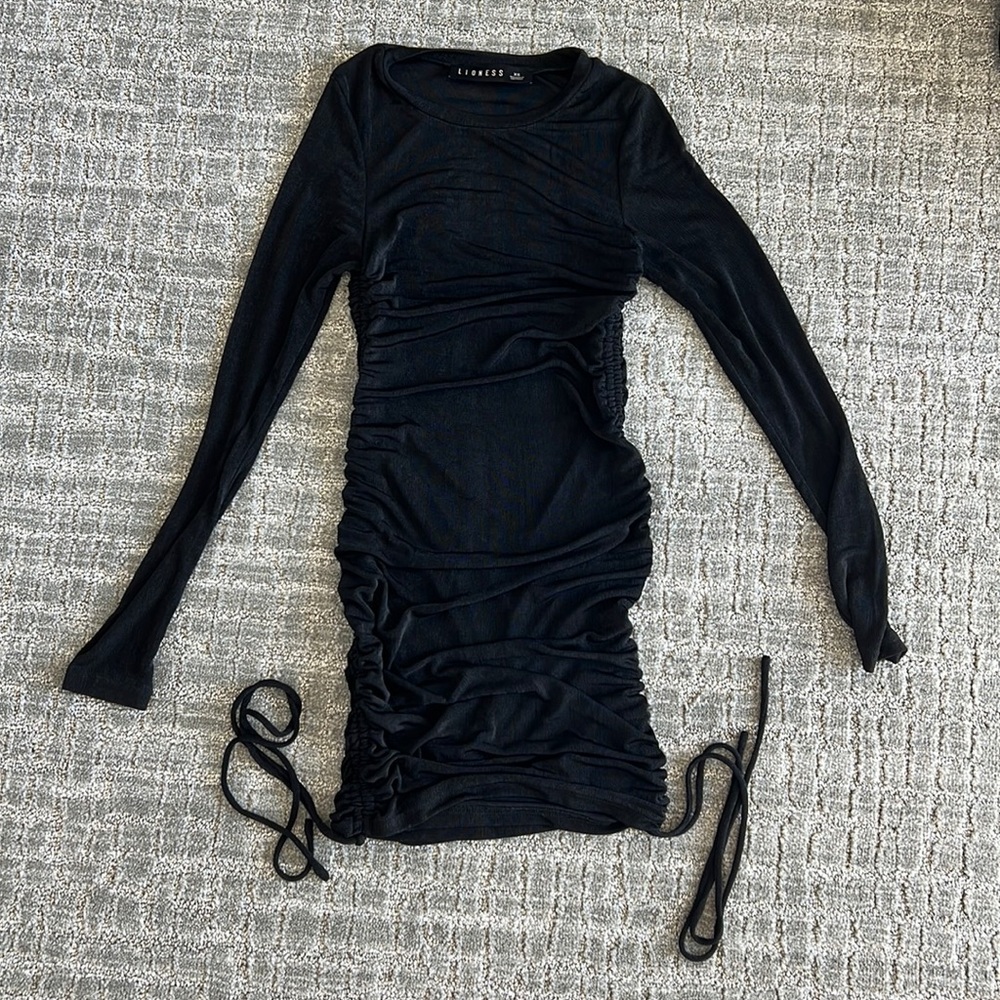 Lioness Ruched Long Sleeve Dress